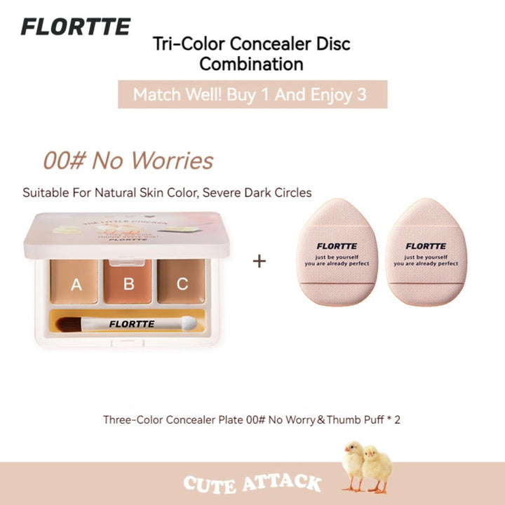 They Are Cute Three-Color Concealer