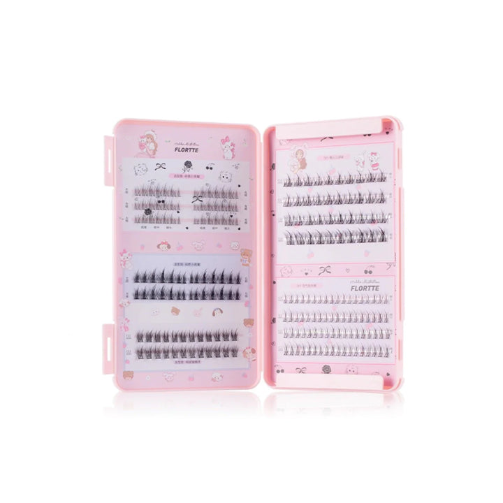 Mikko False Eyelashes(5 types 242 pieces＆Free Eyelash Curler)