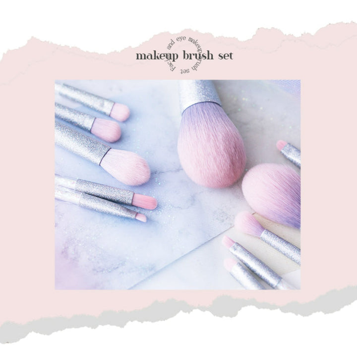 Unicorn Makeup Brush Set