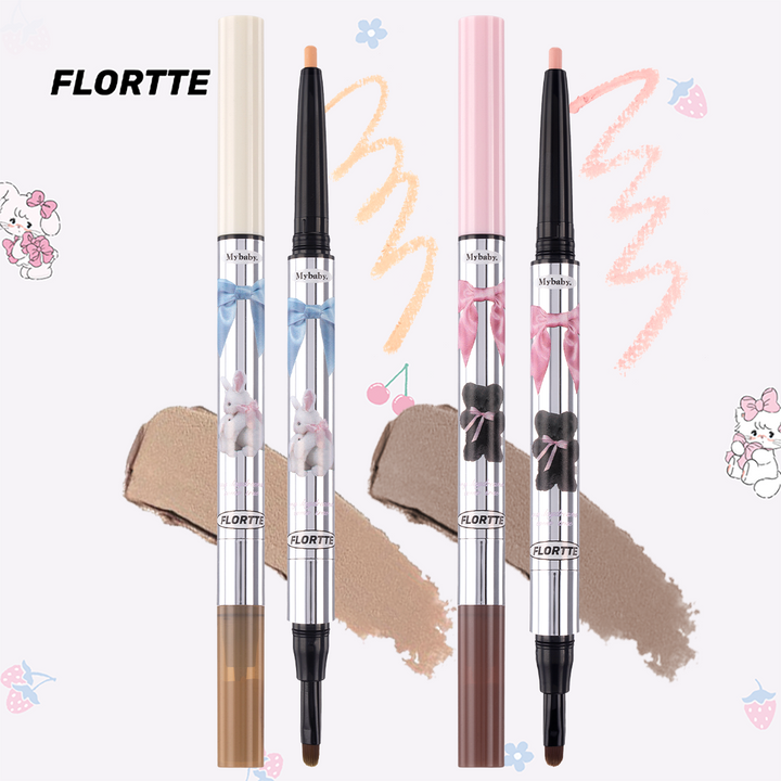 【New】Peng Peng Princess Double-Headed Lying Silkworm Pen