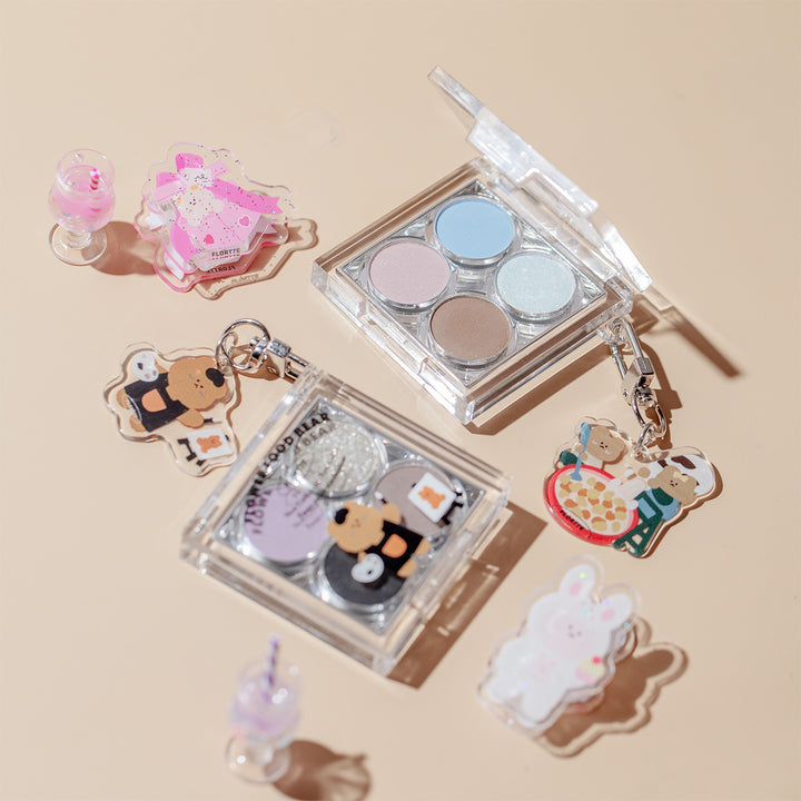 Flower Food Bear Four-Color Eyeshadow