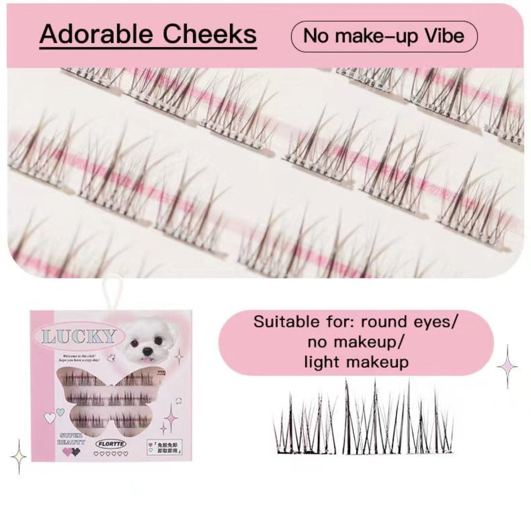 Super Beauty Series Adhesive-Free False Eyelashes（Free Eyelash Curler）