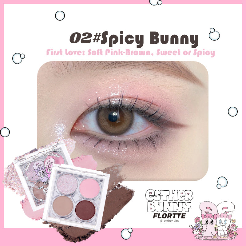 Esther Bunny Four Colour Eyeshadow Palette