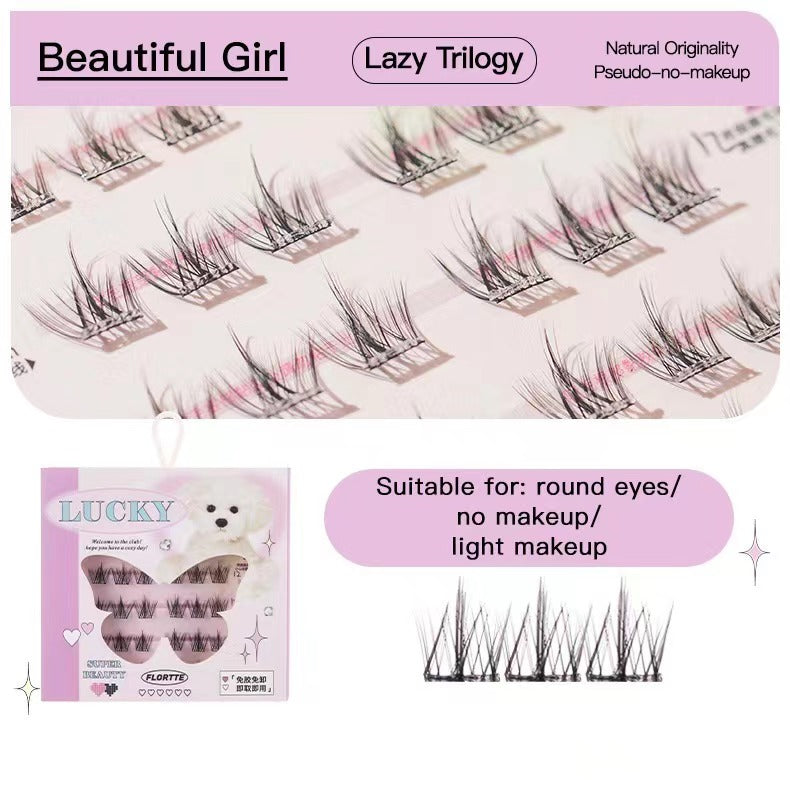 Super Beauty Series Adhesive-Free False Eyelashes（Free Eyelash Curler）